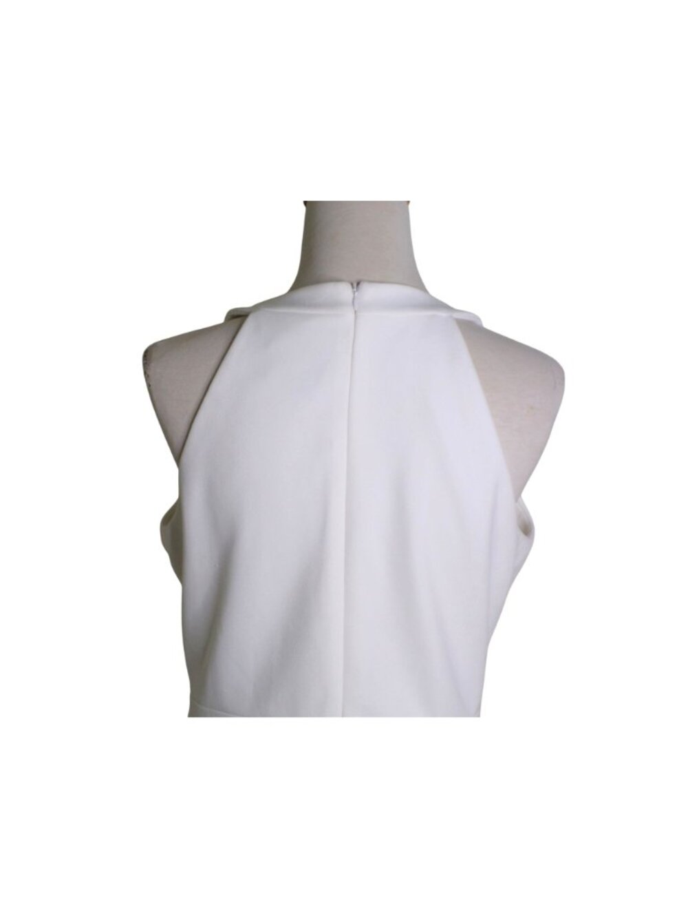 🆕XSCAPE Tulip Hem Sleeveless Gown Dress Ivory 2 - Picture 11 of 11